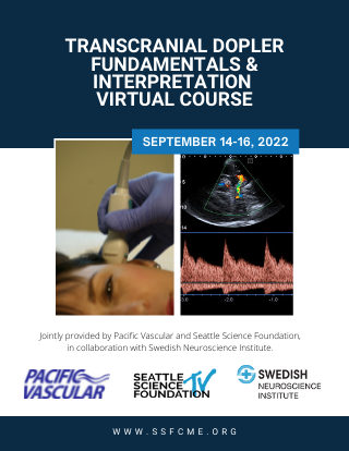 Transcranial Doppler Fundamentals & Interpretation Virtual Course Banner